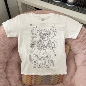 Beauty and the Beast white T